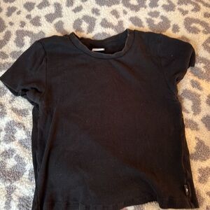Aritzia Black Short Sleeve Tee